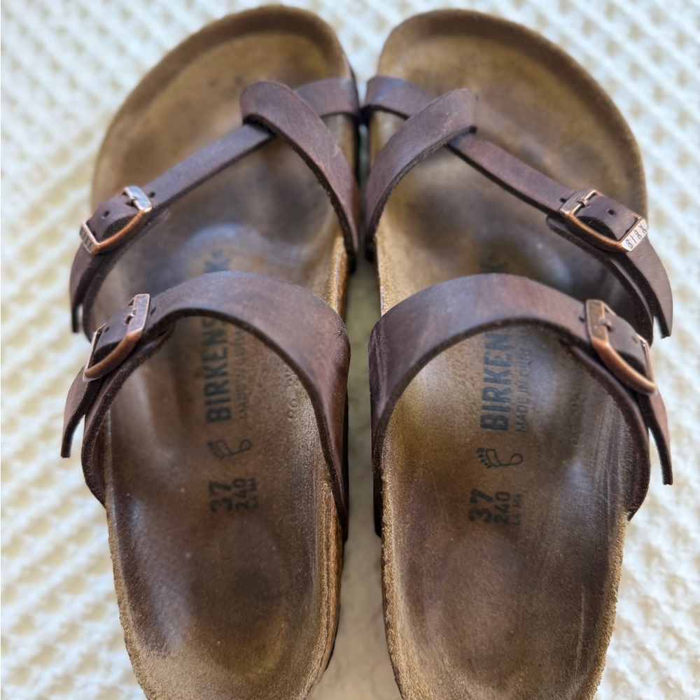 Birkenstock Leather Footbed Sandals